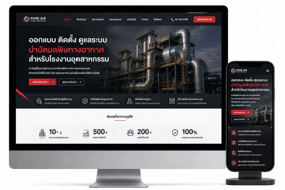 เว็บไซต์ Company Profile