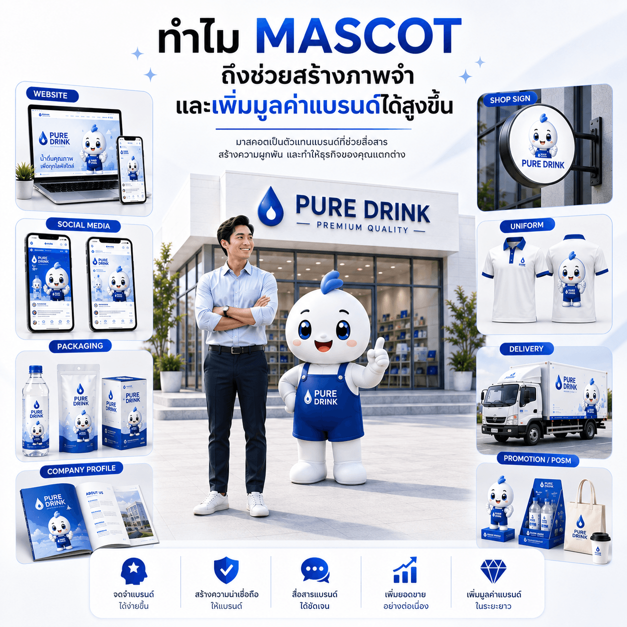 ทำไมมาสคอตถึงช่วยเพิ่มมูลค่าแบรนด์